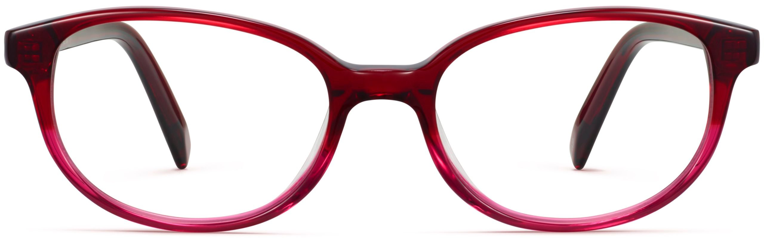 Ira glasses in berry crystal fade