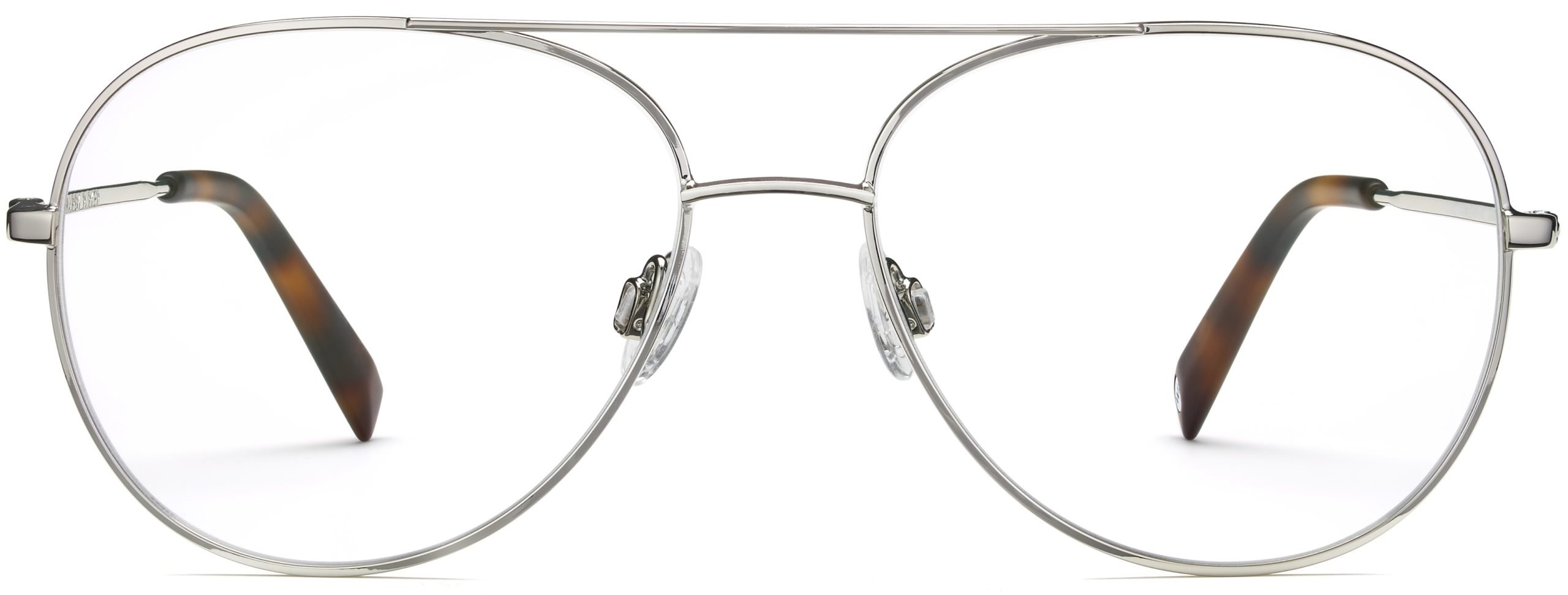 York glasses in polished silver