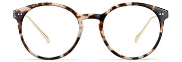 Langley glasses in Opal Tortoise with Reisling