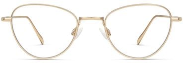 Shirley glasses in Polished Gold