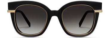 Marisela sunglasses in Jet Black with Polished Gold jet-black-with-polished-gold