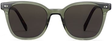Griffin Sunglasses in Seaweed Crystal with Cognac Tortoise