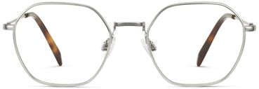 Keiko glasses in Polished Silver