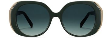 Rosa Sunglasses in Forest Green with Sand